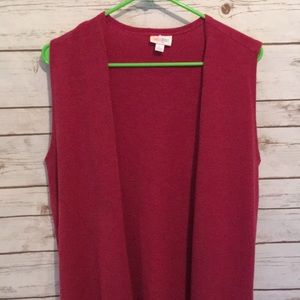 LuLaRoe duster vest XL